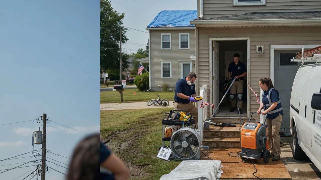 Water Damage Repair in Fountain City, IN near me